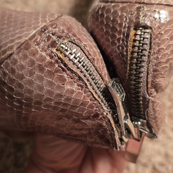 Edgy Vince Camuto Leather Peep-Toe Bootie Heels in Taupe EUC Size 10 (#0718) - Picture 10 of 16